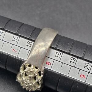 FAS 925 Sterling Silver Filigree Rhing Size 7.75 Cubic Zirconia